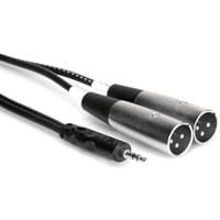 Main product image for Hosa CYX-402M 3.5mm Male TRS to Dual Male XLR Stereo Breakout 2m241-9054